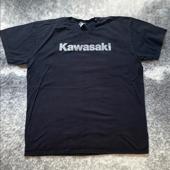 Kawasaki Black Men's T-Shirt - Picture 1 of 8